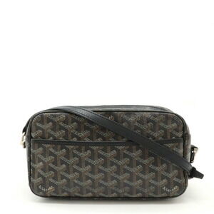 GOYARD Cap Vert Shoulder Bag Pochette Crossbody Black Brown